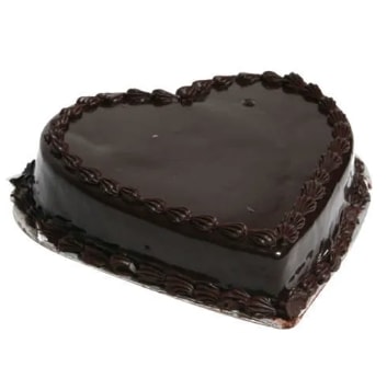 6-9 Kişilik Şık Kutlama Lezzeti Çikolatalı Kalp Pasta